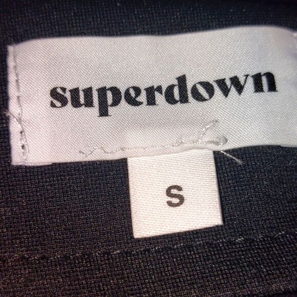 Superdown Women's Stretch Elegant High Rise Sonya Skort Short Black Size S EUC - Picture 14 of 16